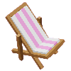 Pink Short Beach Chair