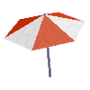 Red Beach Umbrella