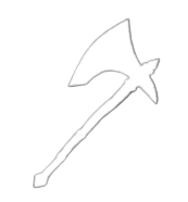 Curved Handle Axe