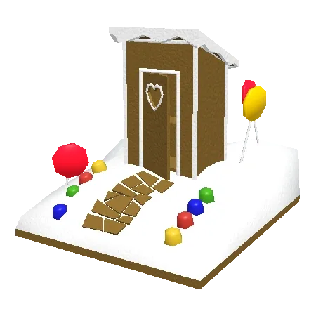 Gingerbread Outhouse