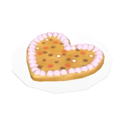 Heart Cookie Cake