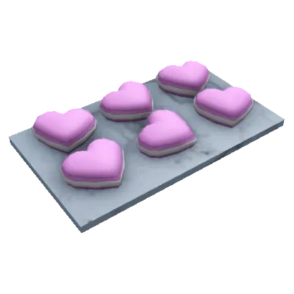 Heart Macarons