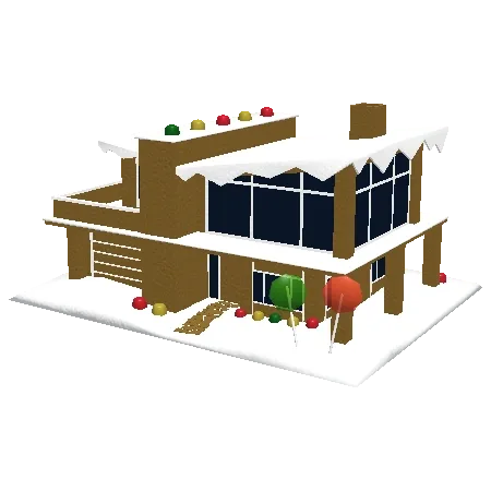 Modern Gingerbread House