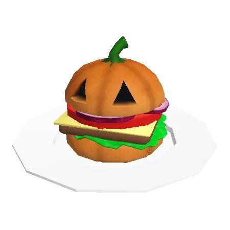 Pumpkin Veggie Burger