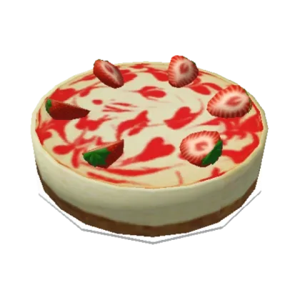 Strawberry Swirl Cheesecake