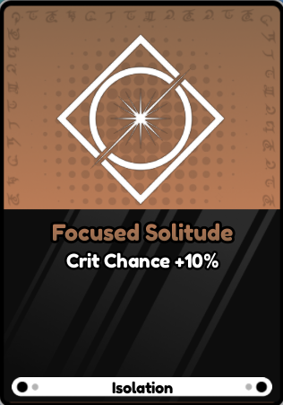 Focused Solitude