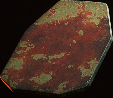 Rusty armor plate (L)