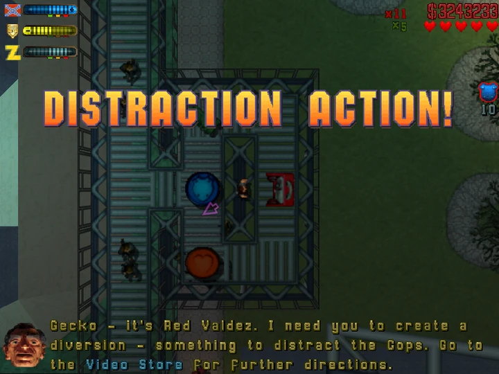 Distraction Action!