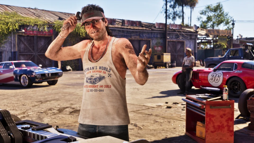 Auto salvage wording on a shirt