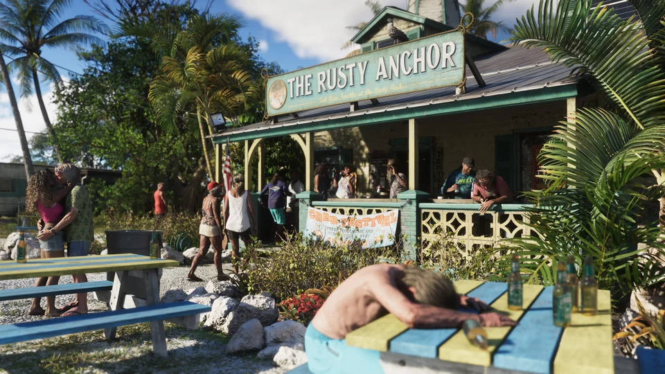 Restaurant sign in Leonida Keys