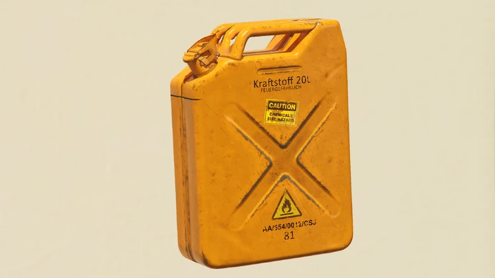 Hazardous Jerry Can