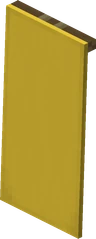 Yellow Wall Banner (wall)