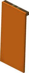 Orange Wall Banner (wall)