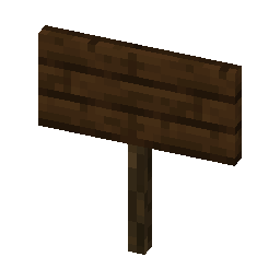 Dark Oak Sign