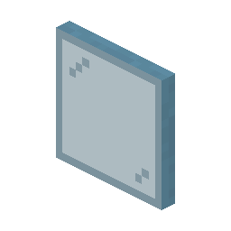 Cyan Stained Glass Pane