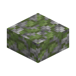 Mossy Cobblestone Slab