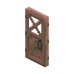 Waxed Exposed Copper Door