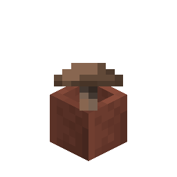 Potted Brown Mushroom