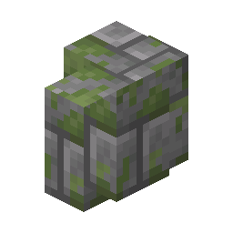 Mossy Stone Brick Wall