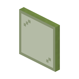 Green Stained Glass Pane