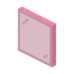 Pink Stained Glass Pane
