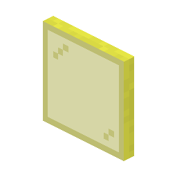 Yellow Stained Glass Pane