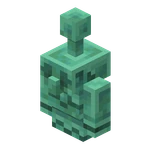 Waxed Oxidized Copper Golem Statue