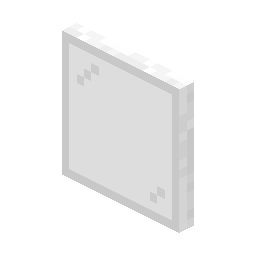 White Stained Glass Pane
