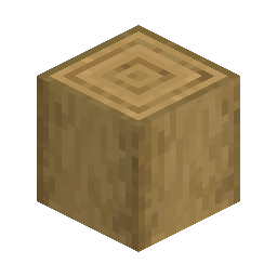 Stripped Oak Log