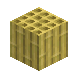 Block of Stripped Bamboo