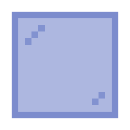Blue Stained Glass Pane