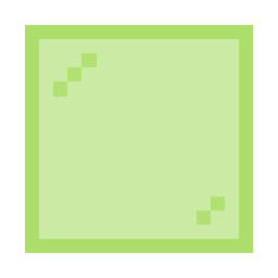 Lime Stained Glass Pane