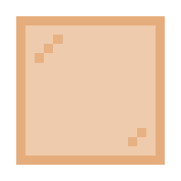 Orange Stained Glass Pane