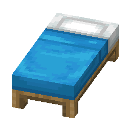 Light Blue Bed