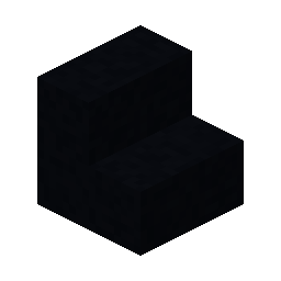 Black Concrete Stairs · Crafting table