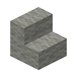 Light Gray Wool Stairs · Crafting table