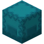 Cyan Shulker Box · Crafting table