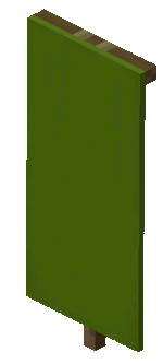 Green Banner · Crafting table