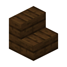 Dark Oak Stairs · Crafting table