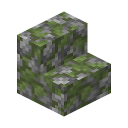 Mossy Cobblestone Stairs · Stonecutter