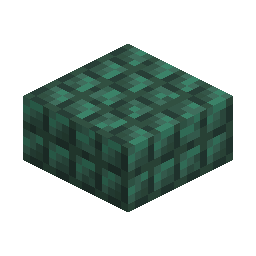 Dark Prismarine Slab · Crafting table