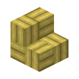Bamboo Mosaic Stairs · Crafting table