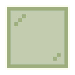 Green Stained Glass Pane · Crafting table