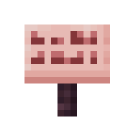 Cherry Sign · Crafting table