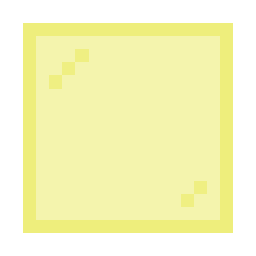 Yellow Stained Glass Pane · Crafting table