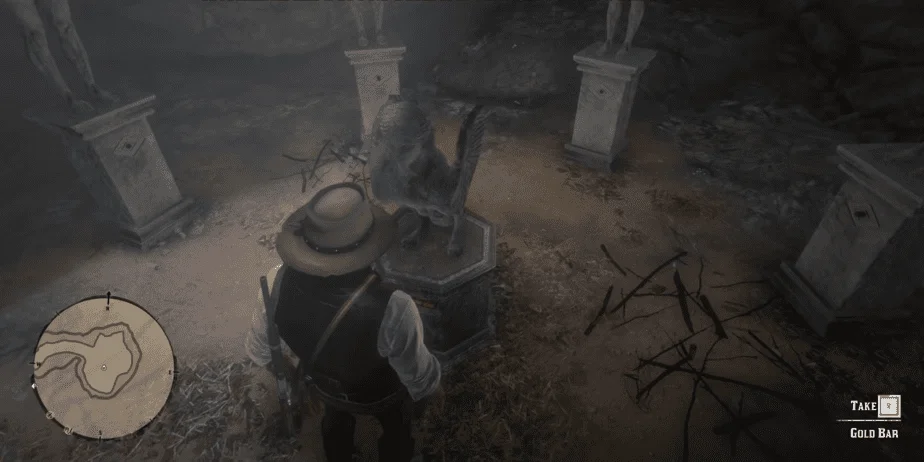 Strange Statues cave