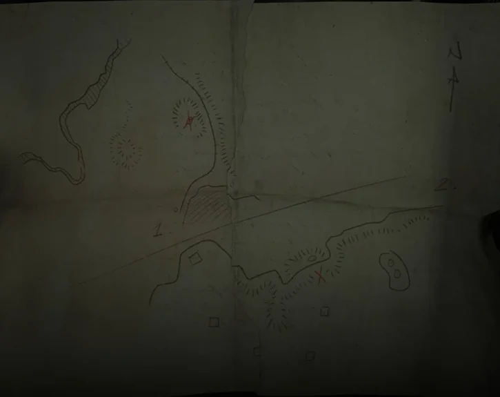 Torn Treasure Map Mended Map