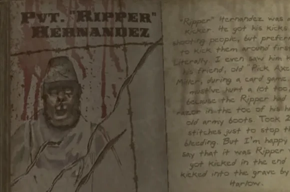 Pvt. "Ripper" Hernandez